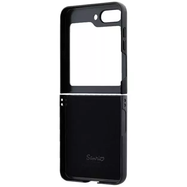Hello Kitty Metal Logo Kitty Head case for Samsung Galaxy Z Flip 5 - black 6
