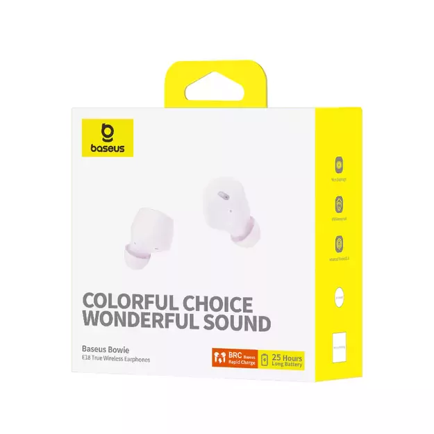 Baseus Bowie E18 Wireless TWS ENC IPX4 Earphones - Purple 6