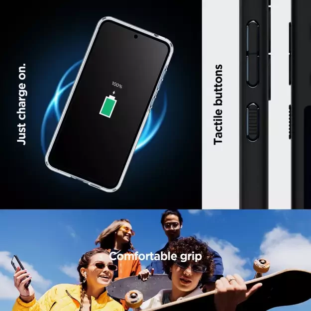 Spigen Ultra Hybrid Case for Samsung Galaxy A55 5G - Matte Black 30