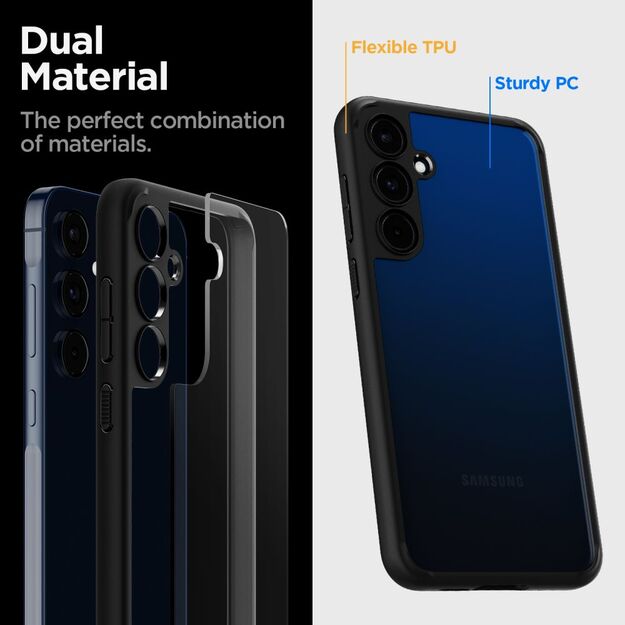 Spigen Ultra Hybrid Case for Samsung Galaxy A55 5G - Matte Black 19