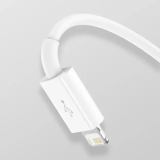 Baseus Superior Series USB-A - USB-C / Lightning / micro USB 3.5A cable 0.5m - white 7