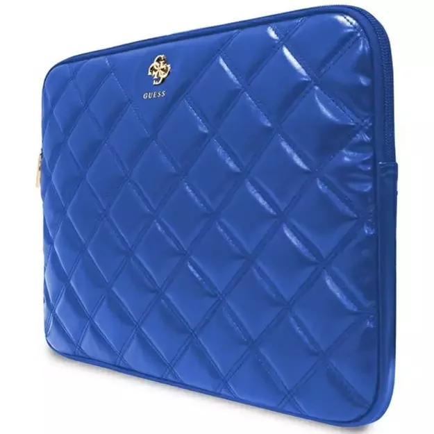 Guess 4G Quilted case for a 14  laptop - blue 1