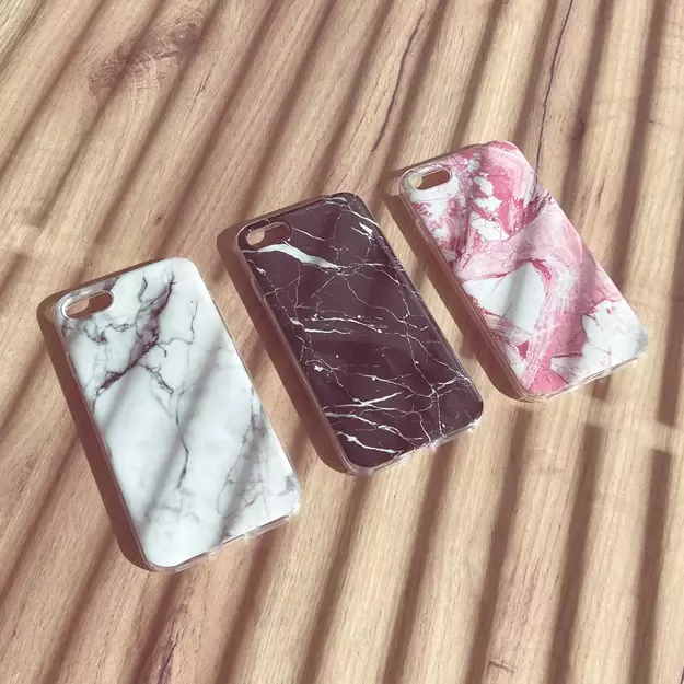 Wozinsky Marble TPU case cover for Samsung Galaxy A02s EU pink 1