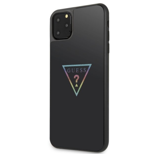 Guess Triangle Glitter iPhone 11 Pro Max Case - Black 1