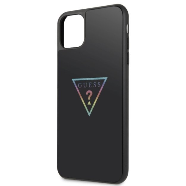 Guess Triangle Glitter iPhone 11 Pro Max Case - Black 3