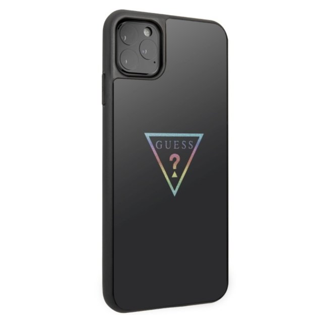 Guess Triangle Glitter iPhone 11 Pro Max Case - Black 2