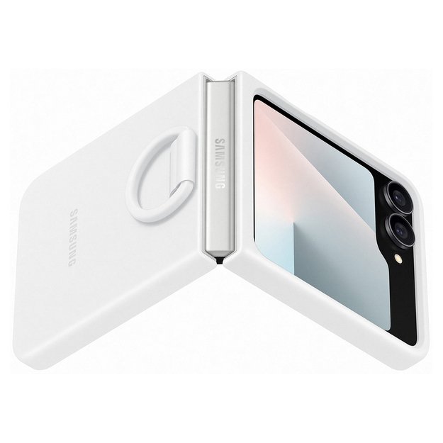 Samsung Silicone Case for Samsung Galaxy Z Flip7 FE - White 3