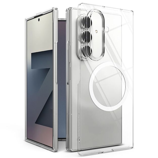 Ringke Slim Magnetic MagSafe Case for Samsung Galaxy Z Fold 7 - Transparent 2