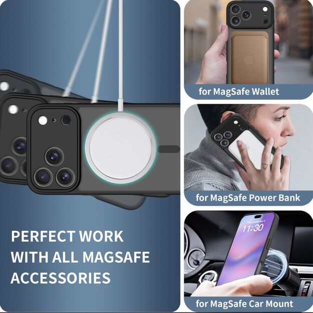 Tech-Protect BasicMag MagSafe Case for iPhone 17 Pro Max - Matte Black 2