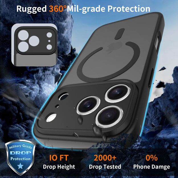 Tech-Protect BasicMag MagSafe Case for iPhone 17 Pro Max - Matte Black 4