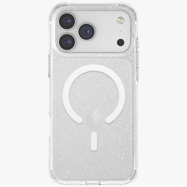 Uniq LifePro Xtreme Magclick Charging Case for iPhone 17 Pro Max - Clear-Glitter 1
