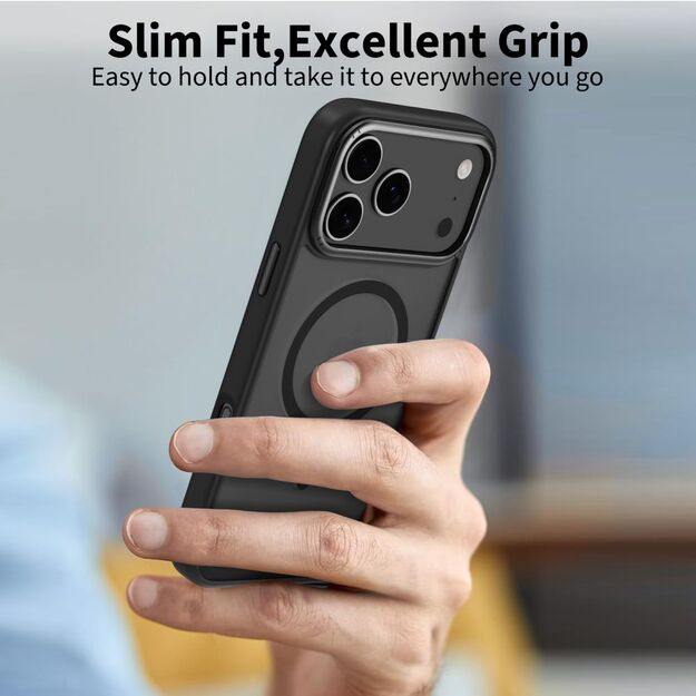 Tech-Protect MagEdge MagSafe Case for iPhone 17 Pro - Matte Black 2