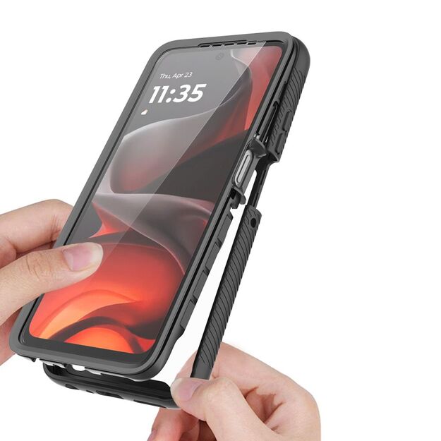Tech-Protect Defense Case for Motorola Moto G56 5G - Black 2