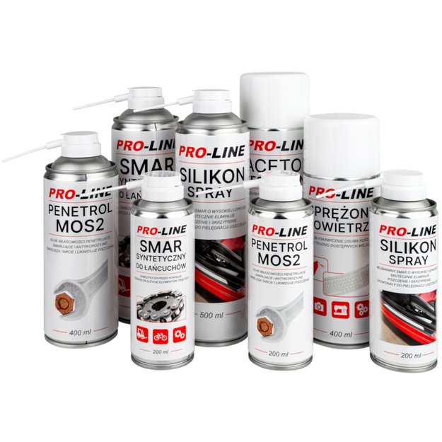 Silicone spray grease for seal care PRO-LINE 500ml 3