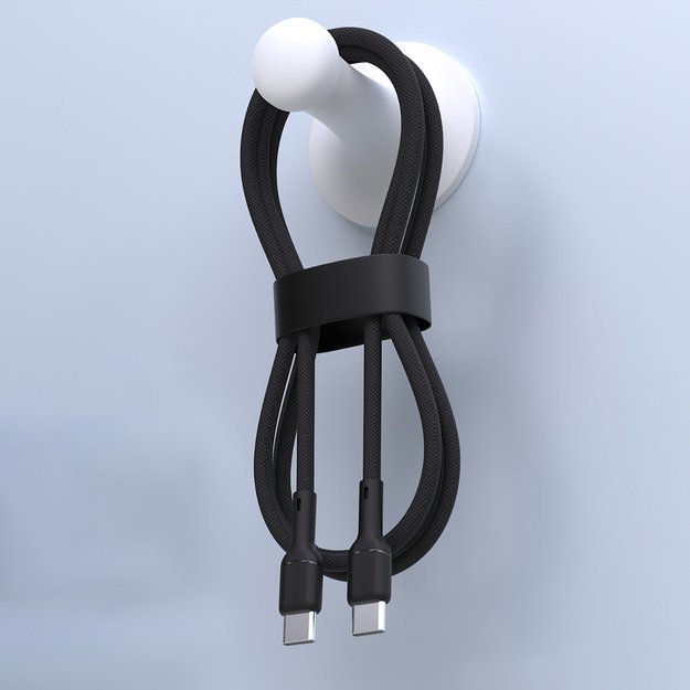 Dudao L9C 65W USB-C - USB-C 1m Cable - Black 2