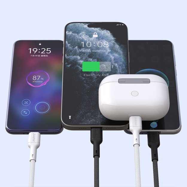 Dudao L9C Max 240W PD USB-C - USB-C Cable 1.2m - Black 6