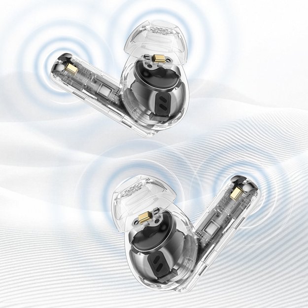 Dudao U21 TWS ANC ENC Bluetooth Wireless Headphones - Black 2