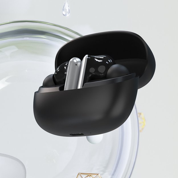 Dudao U21 TWS ANC ENC Bluetooth Wireless Headphones - Black 5