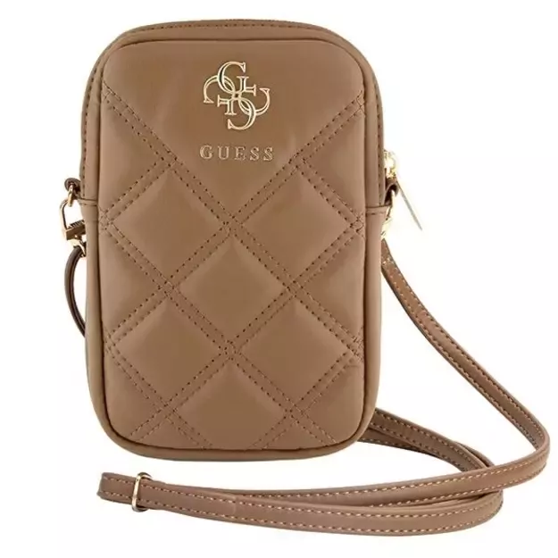 Guess Zip Quilted 4G bag - brown 1