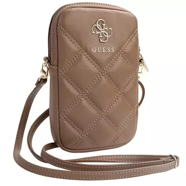 Guess Zip Quilted 4G bag - brown 2