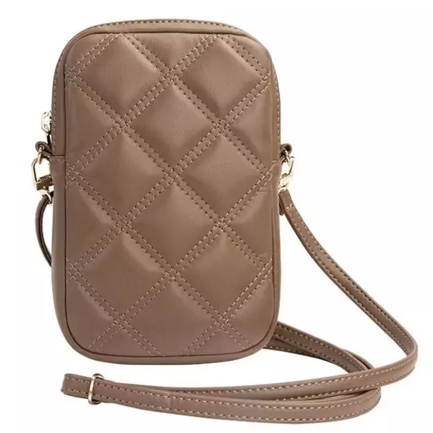 Guess Zip Quilted 4G bag - brown 3