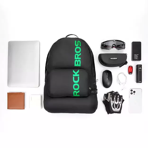Rockbros H10-BK sports foldable backpack 18 l - black 3