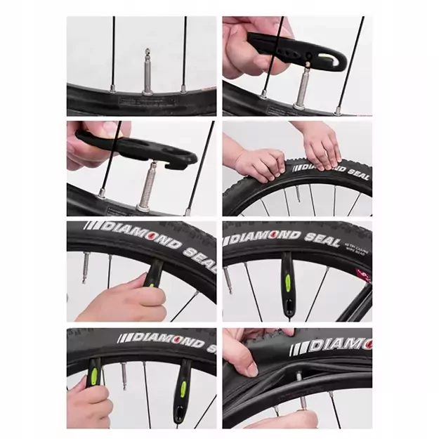 Rockbros QTB004 tire lever set - black (2 pcs in set) 2