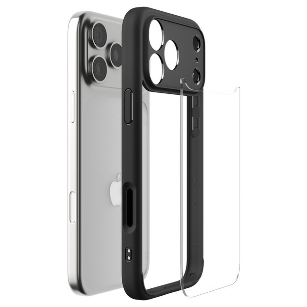 Spigen Ultra Hybrid Case for iPhone 17 Pro Max - Matte Black 6