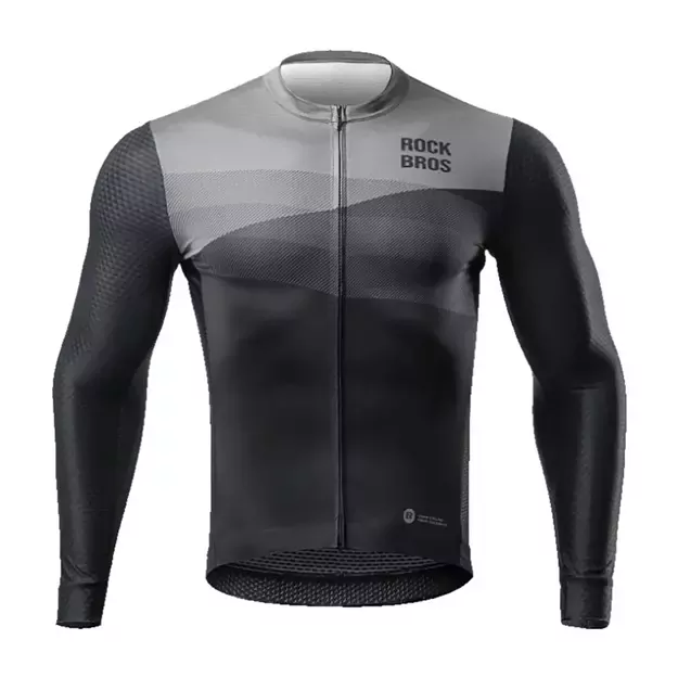 Rockbros cycling jersey 15120009004 long sleeve spring/summer XL - black 1