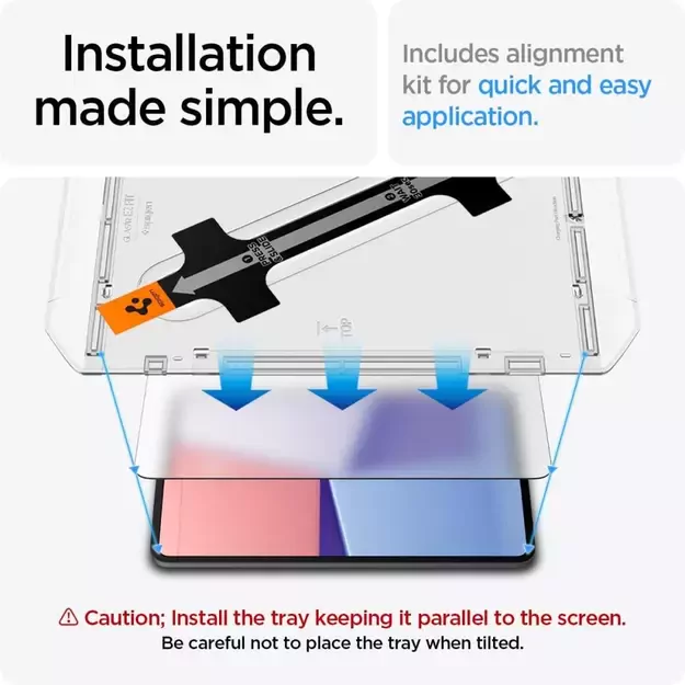 Spigen Glas.tR EZ Fit Tempered Glass for iPad Pro 13' '  2024 1