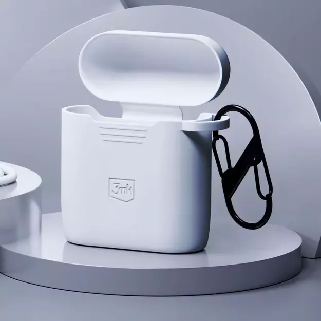 3mk Silicon AirPods Case for AirPods 2 - white 1