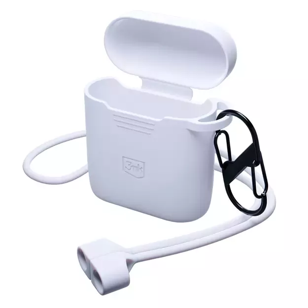 3mk Silicon AirPods Case for AirPods 2 - white 5
