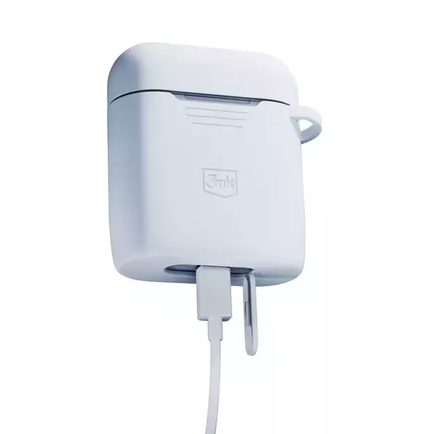 3mk Silicon AirPods Case for AirPods 2 - white 7