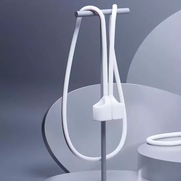 3mk Silicon AirPods Case for AirPods 2 - white 3