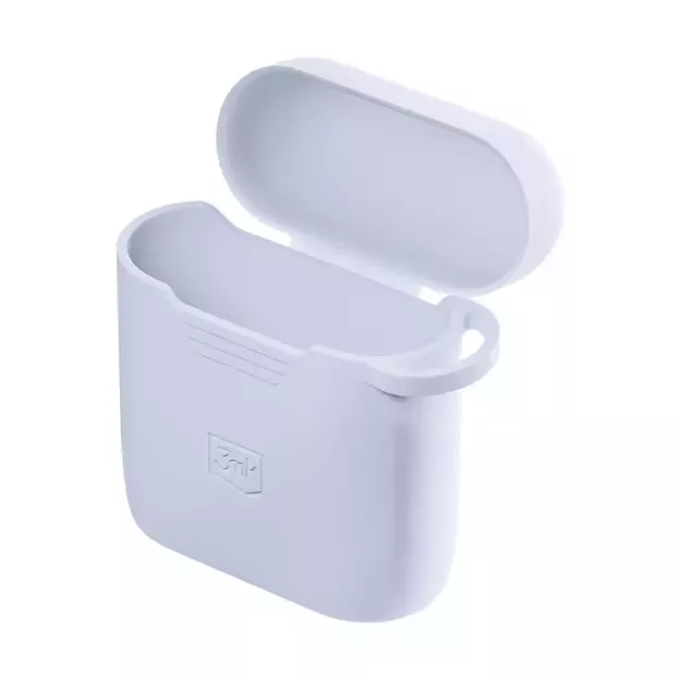 3mk Silicon AirPods Case for AirPods 2 - white 4