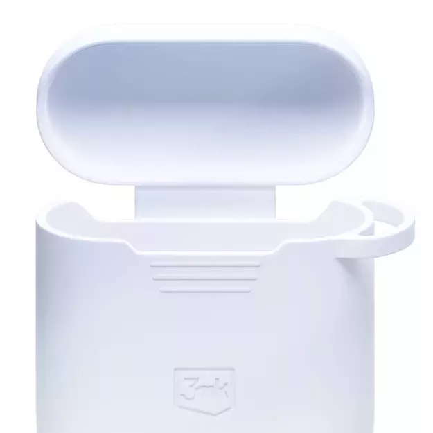 3mk Silicon AirPods Case for AirPods 2 - white 10