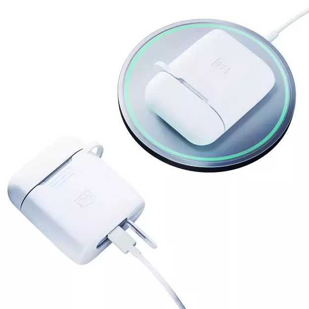 3mk Silicon AirPods Case for AirPods 2 - white 6