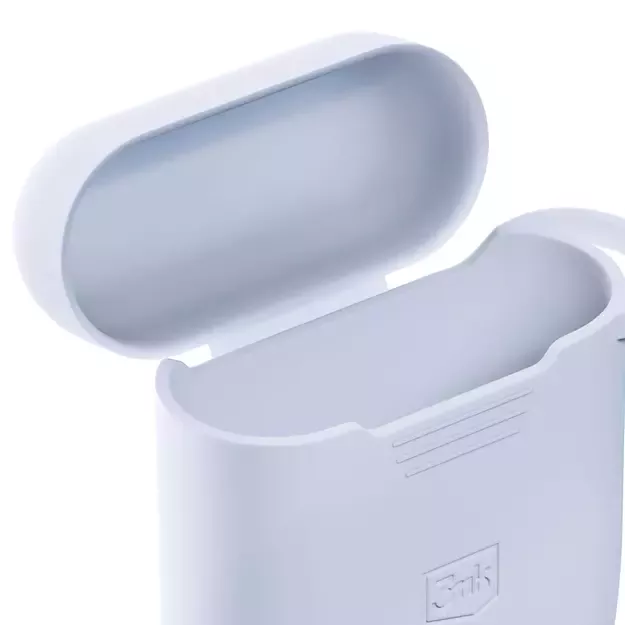 3mk Silicon AirPods Case for AirPods 2 - white 9