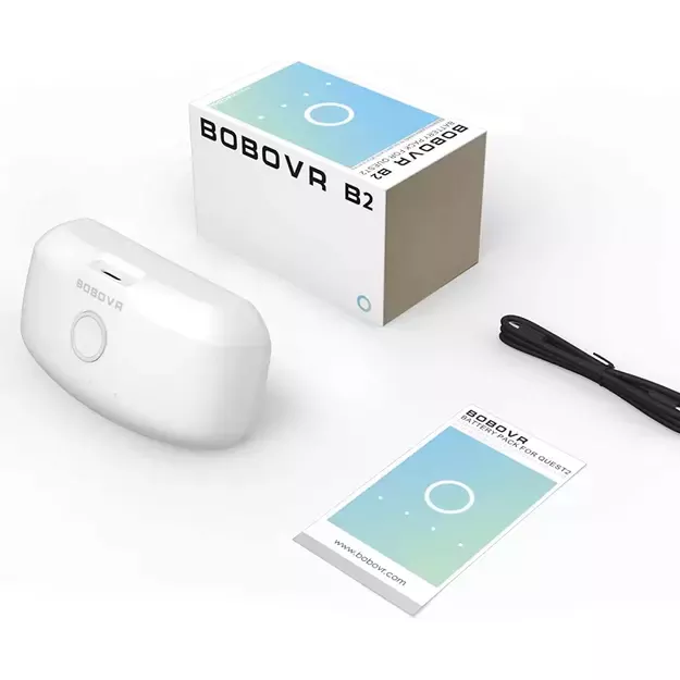 BoboVR B2 external battery for BoboVR M1 / ​​M2 / M3 wristbands 5200mAh - white 12