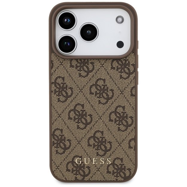 Guess 4G Classic Case for iPhone 17 Pro - Brown 2