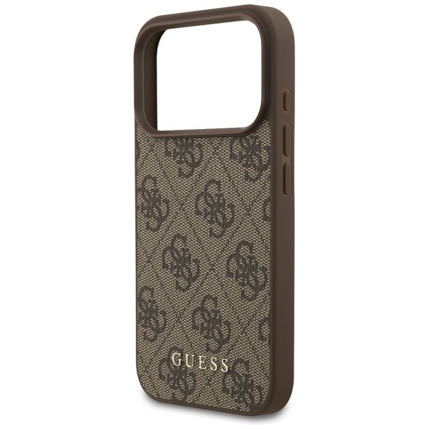 Guess 4G Classic Case for iPhone 17 Pro - Brown 5