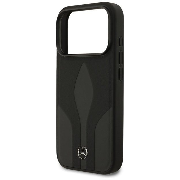 Mercedes Leather The Move MagSafe Case for iPhone 17 Pro - Black 5