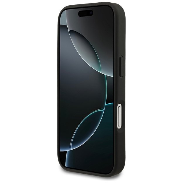 Mercedes Leather The Move MagSafe Case for iPhone 17 Pro - Black 4