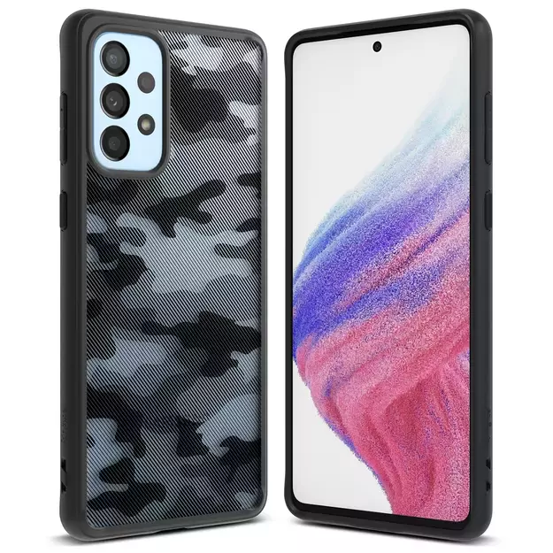 Ringke Fusion Matte tpu case with frame for Samsung Galaxy A73 black