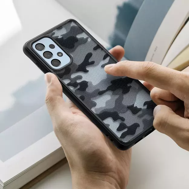 Ringke Fusion Matte tpu case with frame for Samsung Galaxy A73 black 16