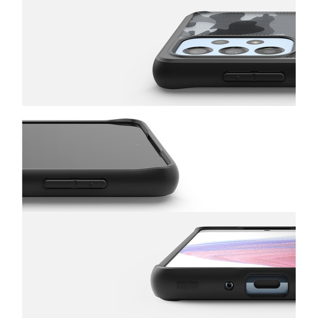 Ringke Fusion Matte tpu case with frame for Samsung Galaxy A73 black 9