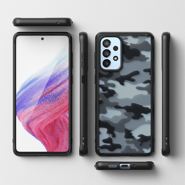Ringke Fusion Matte tpu case with frame for Samsung Galaxy A73 black 13
