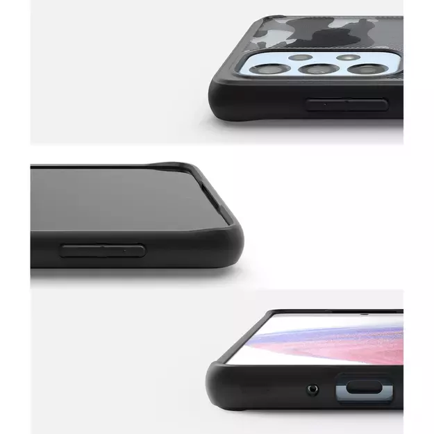 Ringke Fusion Matte tpu case with frame for Samsung Galaxy A73 black 1