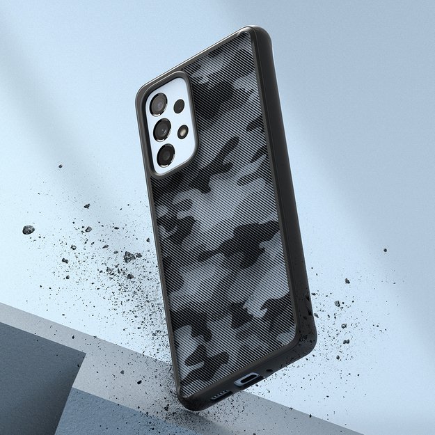 Ringke Fusion Matte tpu case with frame for Samsung Galaxy A73 black 10