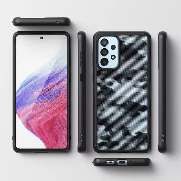 Ringke Fusion Matte tpu case with frame for Samsung Galaxy A73 black 5